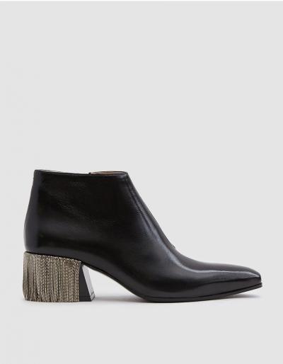 Acne Studios Lusinda Chain Boot In Black