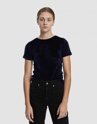 Baserange Omo Velour Tee In