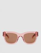 Sun Buddies Cam'ron Sunglasses In Transparent Peach