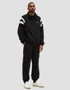 Fred Perry Monochrome Tennis Trousers In Black