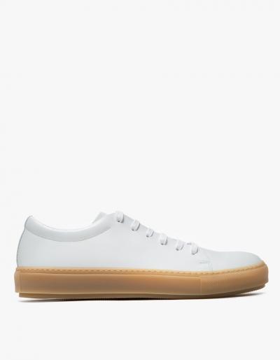 Acne Studios Adrian Turnup Sneaker In White