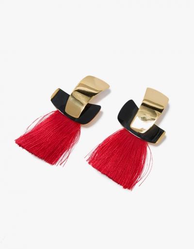 Lizzie Fortunato Totem Tassel Earrings
