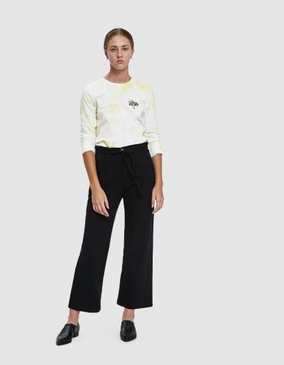 Farrow Sutton Linen Pant In Black