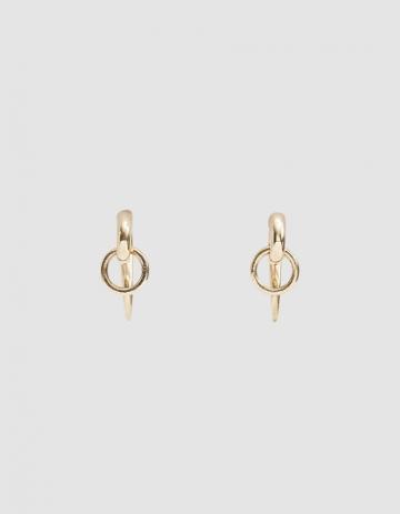Shikama Bronze Spiral Earrings