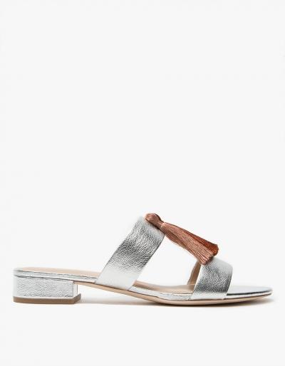 Loeffler Randall Rubie In Silver/pink Clay