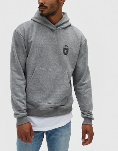 John Elliott Oversize Cropped Hoodie / Strength & Conditioning
