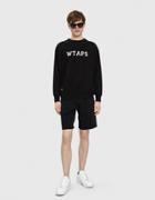Wtaps Design Crewneck In Black
