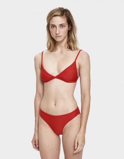 Nu Swim Cyn Swim Top In Poppy