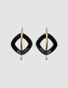 Rachel Comey Realm Earrings In Black/gold