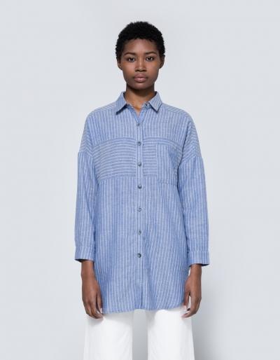 Farrow Elma Striped Button Down