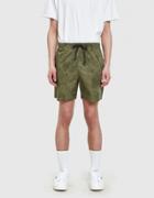 Adsum Site Shorts In Green Camo