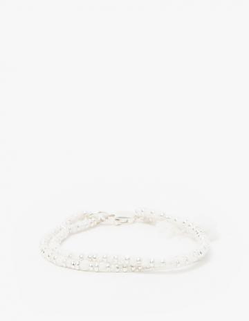 Admasu Silver Beaded Bracelet