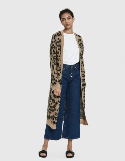 Stelen Leanna Leopard Print Cardigan