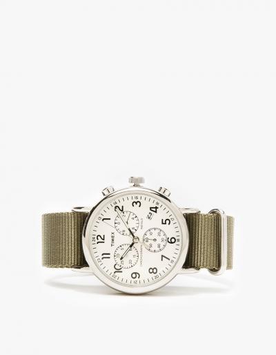 Timex Weekender Chrono Green Nylon