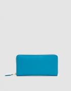 Comme Des Gar Ons Wallet Classic Leather Line Sa0110 Wallet In Blue