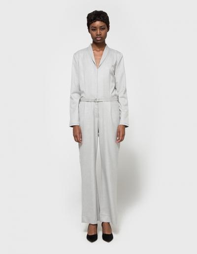 Just Female Feline Jumpsuit In Grey