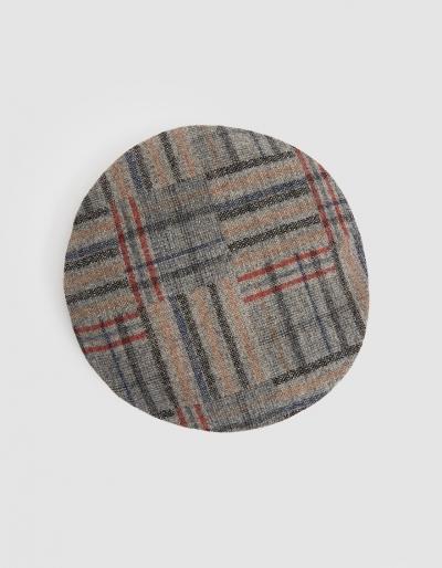 Walk Of Shame Checked Wool Beret