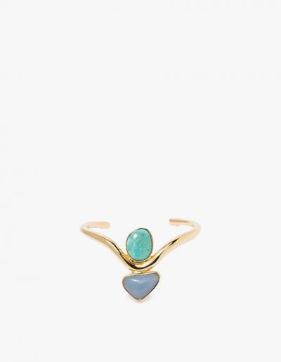 Lizzie Fortunato Valley Cuff In Gold