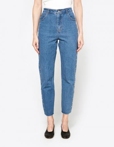 Farrow The Side Grommet Jean In Dark