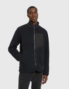Herschel Supply Co. Sherpa Full Zip Fleece In Black