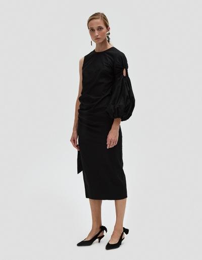 Farrow Marquis Dress In Black