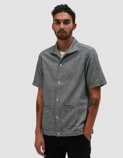 Neighborhood Le Mal Ss Shirt In Indigo