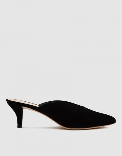 Loeffler Randall Juno Kitten Heel In Black