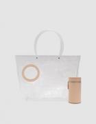 Building Block Peephole Cutout Tote