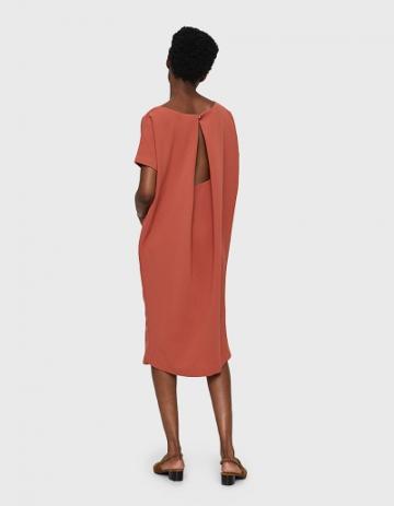 Kaarem Angle Mini Dolman Open Back Dress