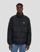 Obey Bouncer Puffer Jacket In Black