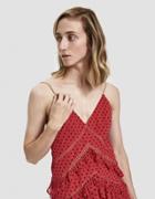 Self-portrait Plumetis Ruffle Dress