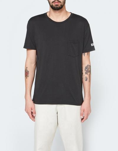 Quality Peoples Paradise Heaven Pocket T-shirt In Charcoal