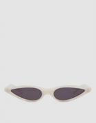 George Keburia Sunglasses In Pearl White