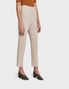 Kaarem Sam High-waisted Pocket Pant In Cream