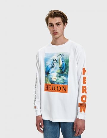 Heron Preston Kk Herons Jersone T-shirt In White