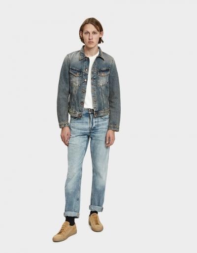 Nudie Jeans Billy Shimmering Indigo Denim Jacket