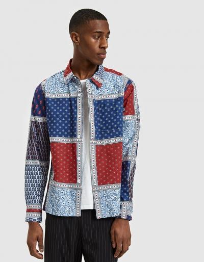 St Ssy Paisley Patchwork Ls