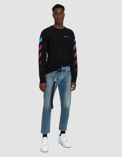 Off-white Low Crotch Denim Jean