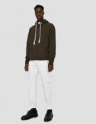 Jw Anderson Embroidered Hood Logo Pullover Hoodie
