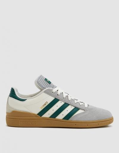 Adidas Busenitz Sneaker In Grey Two/collegiate Green