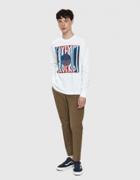 Cav Empt Desire Long Sleeve Tee In White