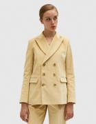 Da/da Diane Ducasse Crossed Blazer In Wheat