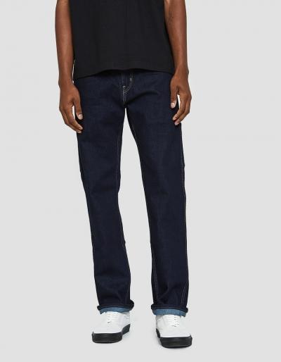 Levi's Workwear 505 Regular Utility Pant In Rinsed Indigo