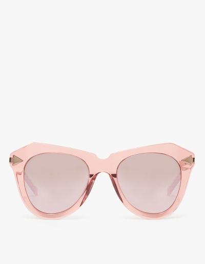 Karen Walker One Star In Crystal Pink/rose Gold