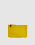 Clare V. Wallet Clutch In Yellow Tooled Floral