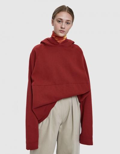 Katharine Hamnett London Rick Oversize Sweatshirt In Blood