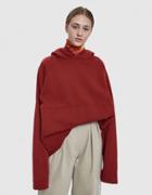 Katharine Hamnett London Rick Oversize Sweatshirt In Blood