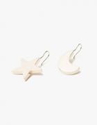 Trademark Star And Moon Earrings In Gold