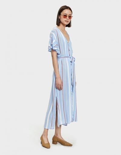 Farrow Avene Midi Dress In