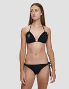 Ganni Polly Embroidered Flower Bikini
